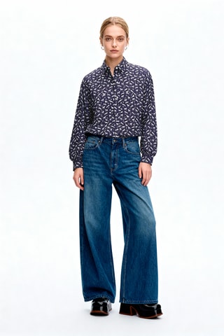 Chemisier - Bleu marine