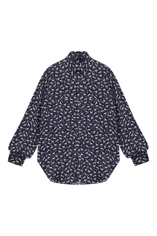 Chemisier - Bleu marine