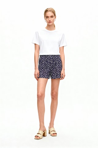 Short - Bleu marine et blanc