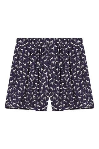 Short - Bleu marine et blanc