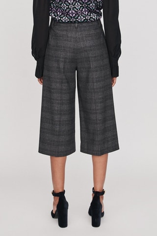 Pantacourt en laine - Gris