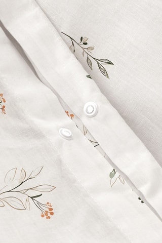 Parure de couette en coton Florisa - 57 fils/cm² - Multicolore