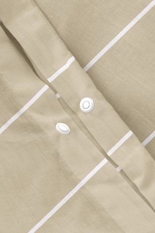 Parure de couette en coton Nairi - 57 fils/cm² - Taupe