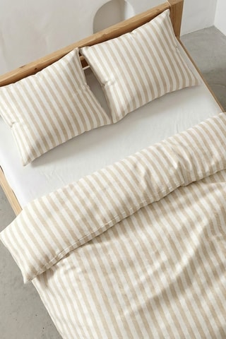 Copripiumino in cotone Nuvia - 144 fili/cm² - Beige