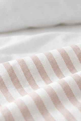 Parure de couette en coton Nuvia - 57 fils/cm² - Rose