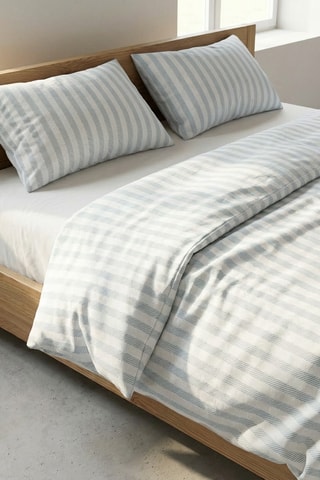 Parure copripiumino in cotone Nuvia - 57 fili/cm² - Taupe