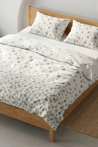 Parure de couette en coton Olivia - 57 fils/cm² - Taupe