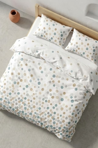 Parure de couette en coton Olivia - 57 fils/cm² - Taupe