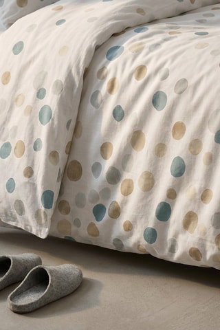 Parure de couette en coton Olivia - 57 fils/cm² - Taupe