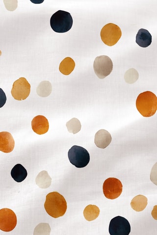 Parure de couette en coton Olivia - 57 fils/cm² - Terracota