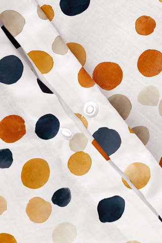 Parure de couette en coton Olivia - 57 fils/cm² - Terracota