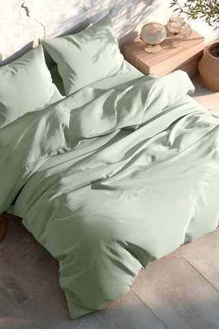 Housse de couette en coton - 57 fils/cm² - Bleu