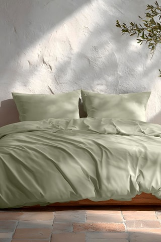Housse de couette en coton - 57 fils/cm² - Vert
