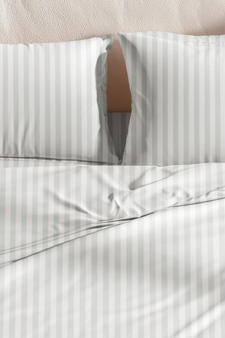 Parure de draps en coton Nuvia - 57 fils/cm² - Bleu