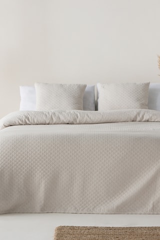 Couvre-lit Africa - Ecru - 180 x 270 cm