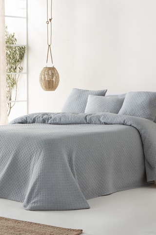 Couvre-lit Africa - Anthracite - 180 x 270 cm