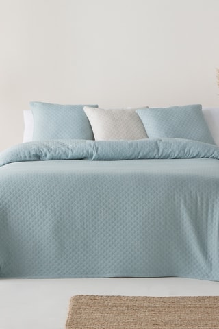 Couvre-lit Africa - Bleu - 180 x 270 cm