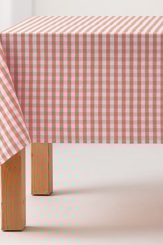 Nappe anti tâches Vichy - Saumon