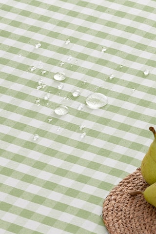 Nappe anti tâches Vichy - Vert