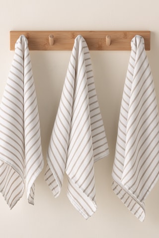 3 torchons Salina - Beige