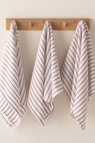 3 torchons Salina - Rouge