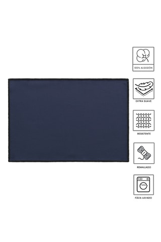 4 sets de table Sabler - Bleu - 35 x 50 cm