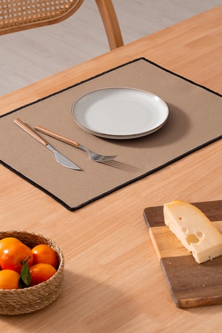 4 sets de table Sabler - Taupe - 35 x 50 cm