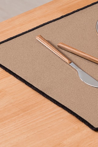 4 sets de table Sabler - Taupe - 35 x 50 cm