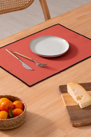 4 sets de table Sabler - Brique - 35 x 50 cm