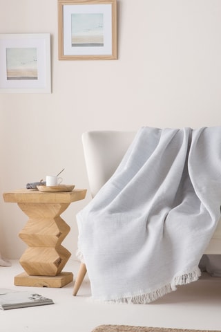 Plaid Gala - Gris clair