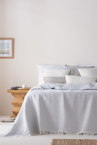 Plaid Gala - Gris clair