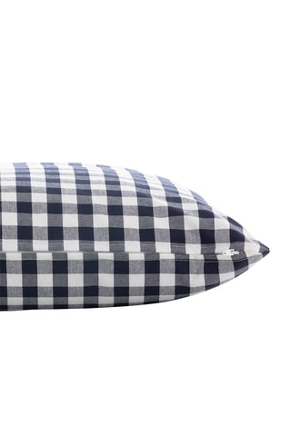 2 housses de coussin Vichy - Bleu - 45 x 45 cm