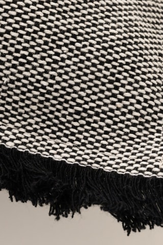 2 housses de coussin Tibu - Noir - 45 x 45 cm