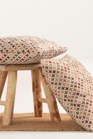 2 housses de coussin Beko - Multicolore - 45 x 45 cm