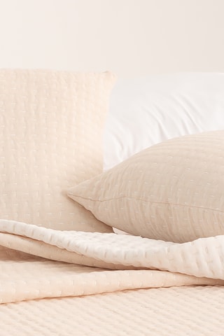 2 housses de coussin Bora - Ecru - 45 x 45 cm