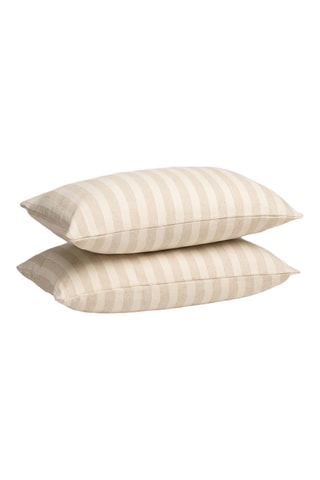 2 housses de coussin - Taupe - 45 x 45 cm