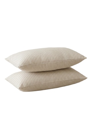 2 housses de coussin - Beige - 45 x 45 cm
