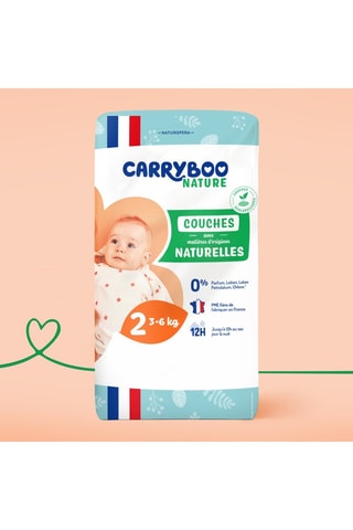 3 x 50 Couches Peaux Sensibles Naturelles T2/3-6kg