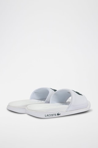 Mules - Blanc et vert foncé