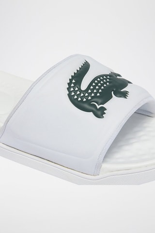 Mules - Blanc et vert foncé