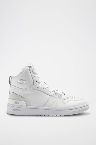 Baskets montantes en cuir L001 - Blanc