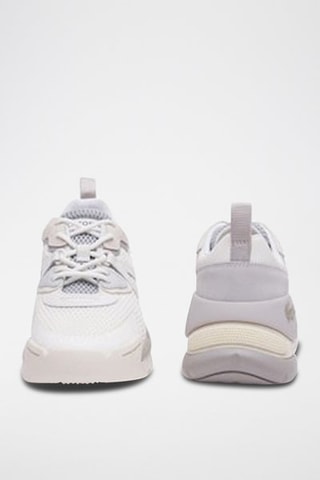 Baskets en cuir LW2 Xtra - Blanc et gris foncé