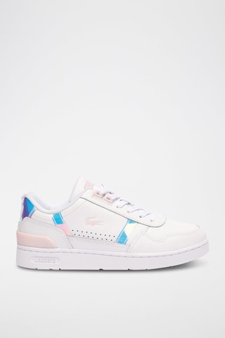 Baskets en cuir T-Clip - Blanc