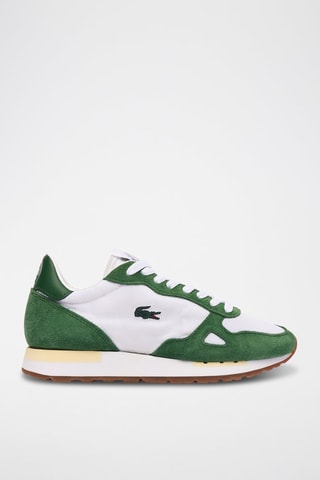 Baskets en nubuck Roland-Garros Edition Partner 70s - Blanc et vert foncé