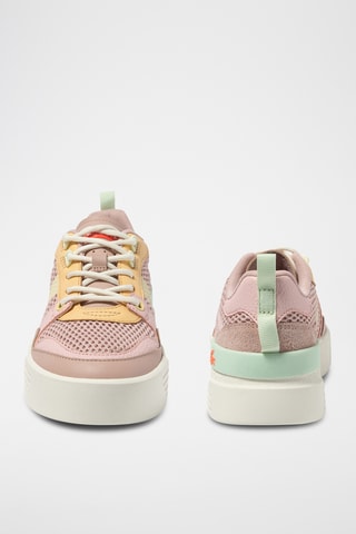 Baskets L002 - Rose clair et jaune clair