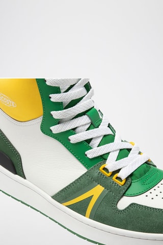 Baskets L001 Mid - Blanc et vert