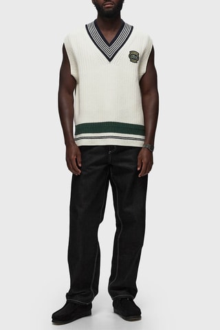 Pull sans manches - Ecru