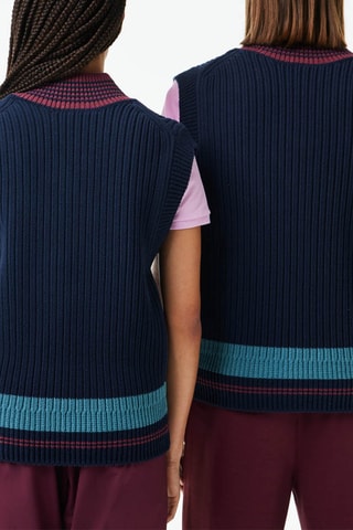 Pull sans manches - Bleu marine