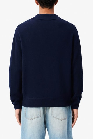 Pull en laine - Bleu foncé