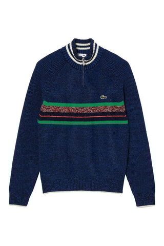 Pull en laine et alpaga - Bleu marine